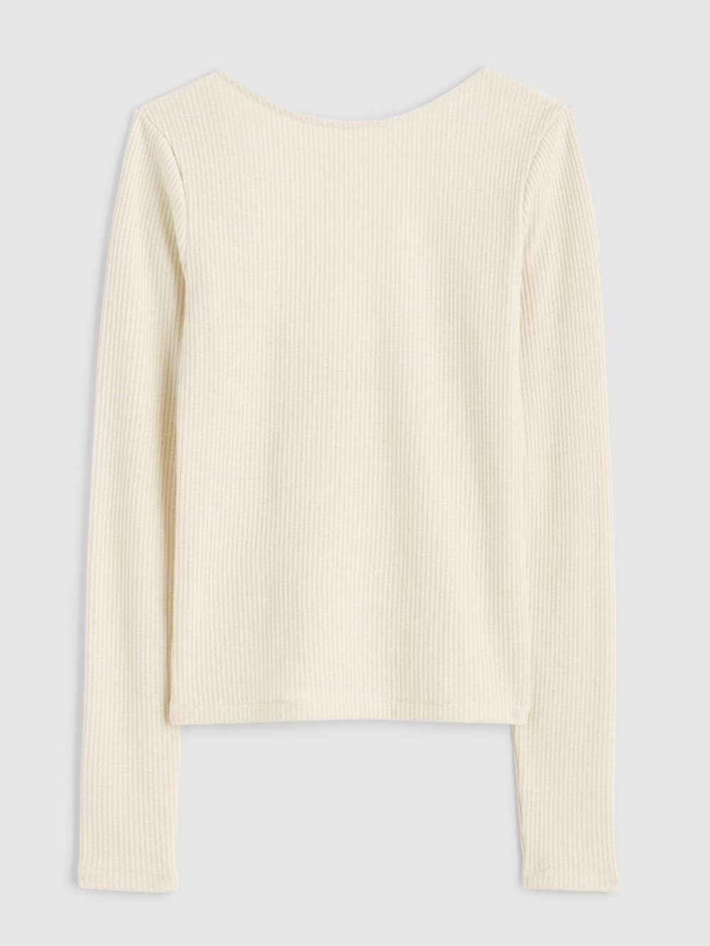 NWT MADEWELL Sparkle Scoop Back Long Sleeve Top size women’s XXL